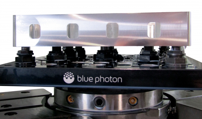 "BluePhoton" Adhesive Spannsystem